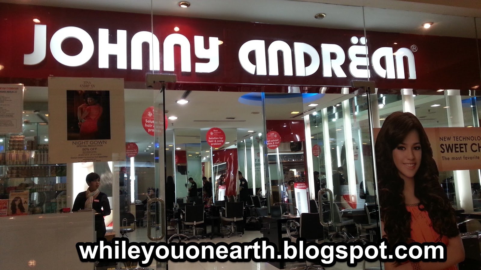 While you on earth..: Hair Gloss at Johnny Andrean Salon