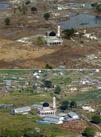 mosque survived tsunami of dec 2004 (indonesia)