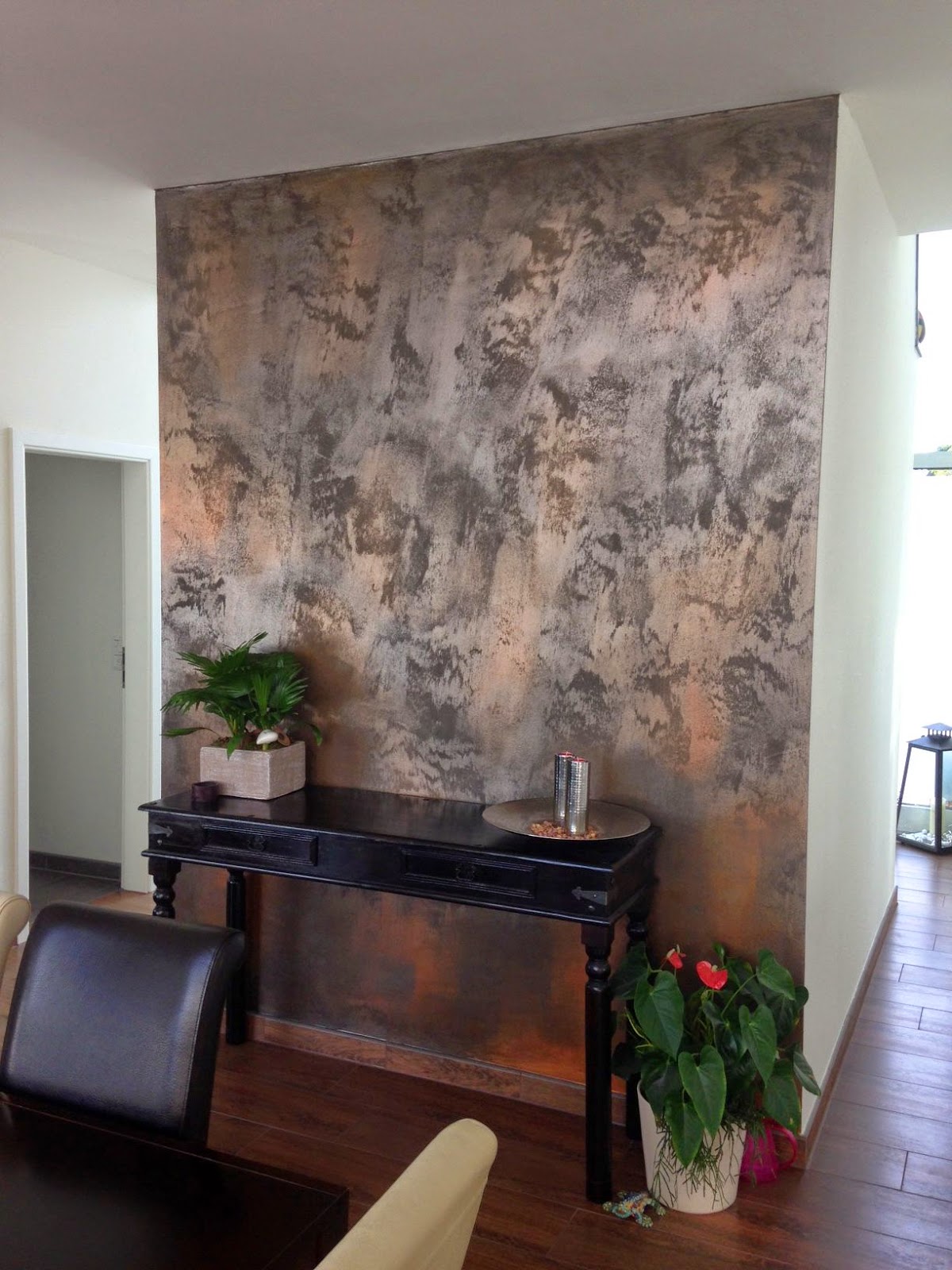 Bautagebuch von Marcus+Uta: Hausverschönerung mit Alpina Effektfarben...