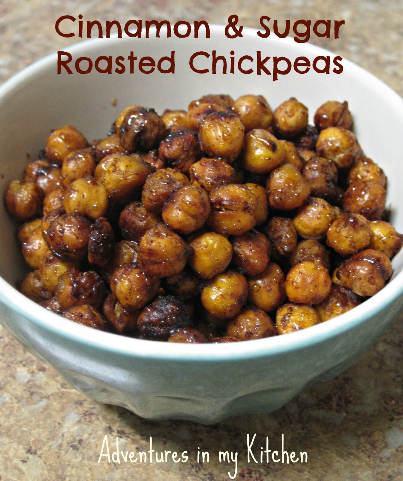 theFoodette & Family Cinnamon & Sugar Roasted Chickpeas + Linky Party