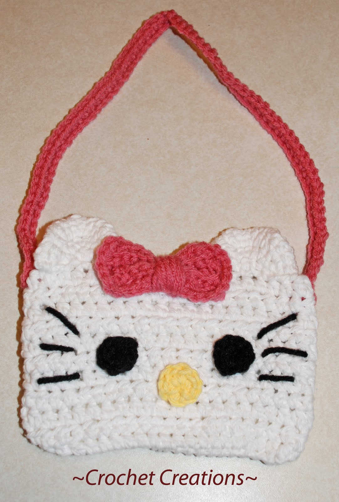 Amys Crochet Creative Creations: Crochet Hello Kitty Purse