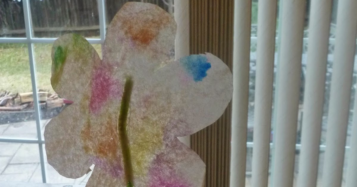 Dabblingmomma Coffee Filter Flower with Paper Towel Roll Vase