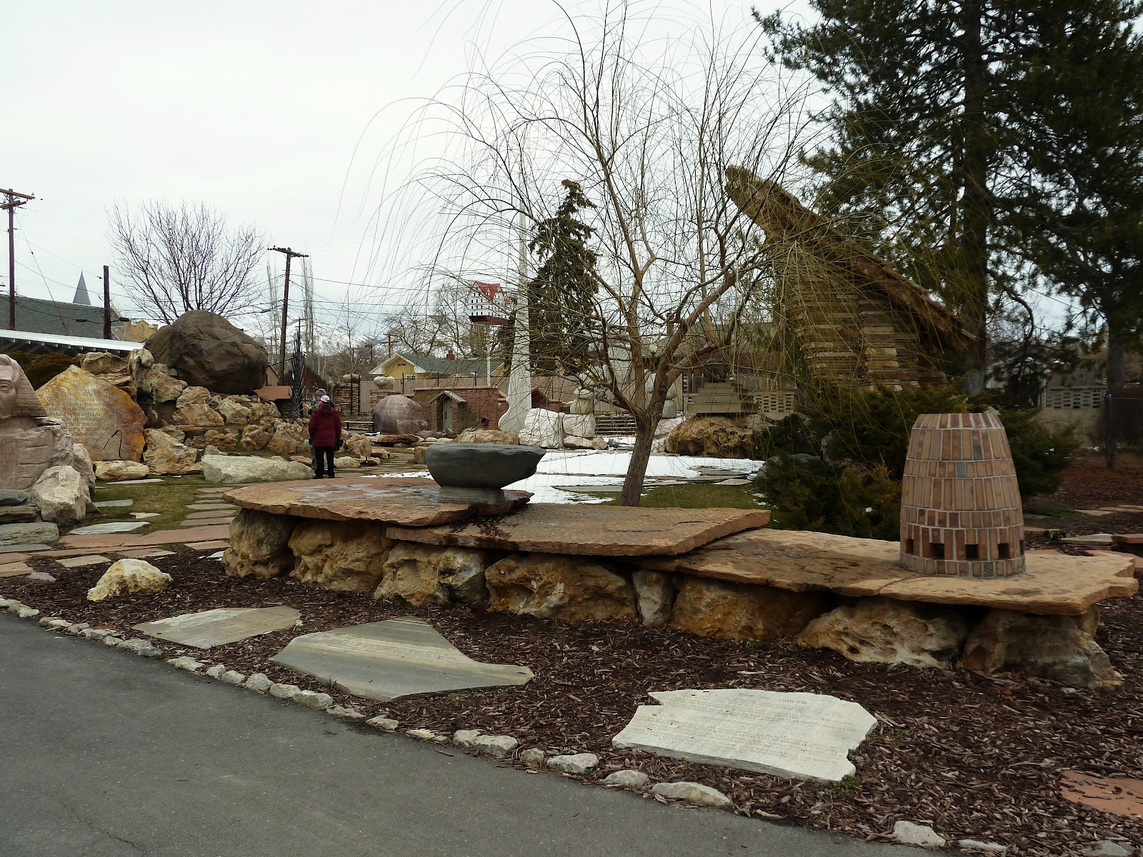 eclaires... mmm, yum.: Gilgal Sculpture Garden.