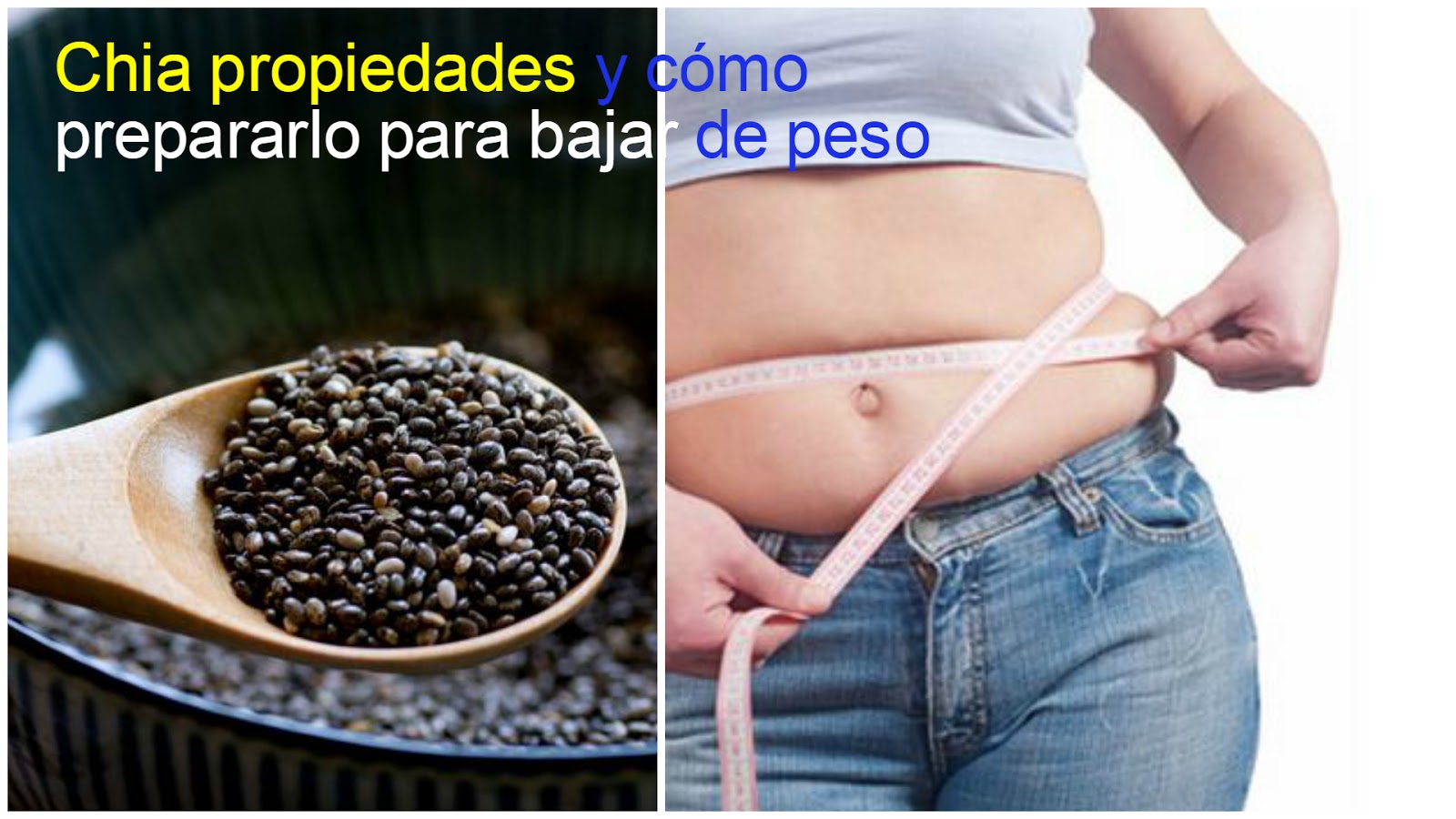 Chía propiedades y batido de chía para bajar de peso ~ Belleza y Peinados