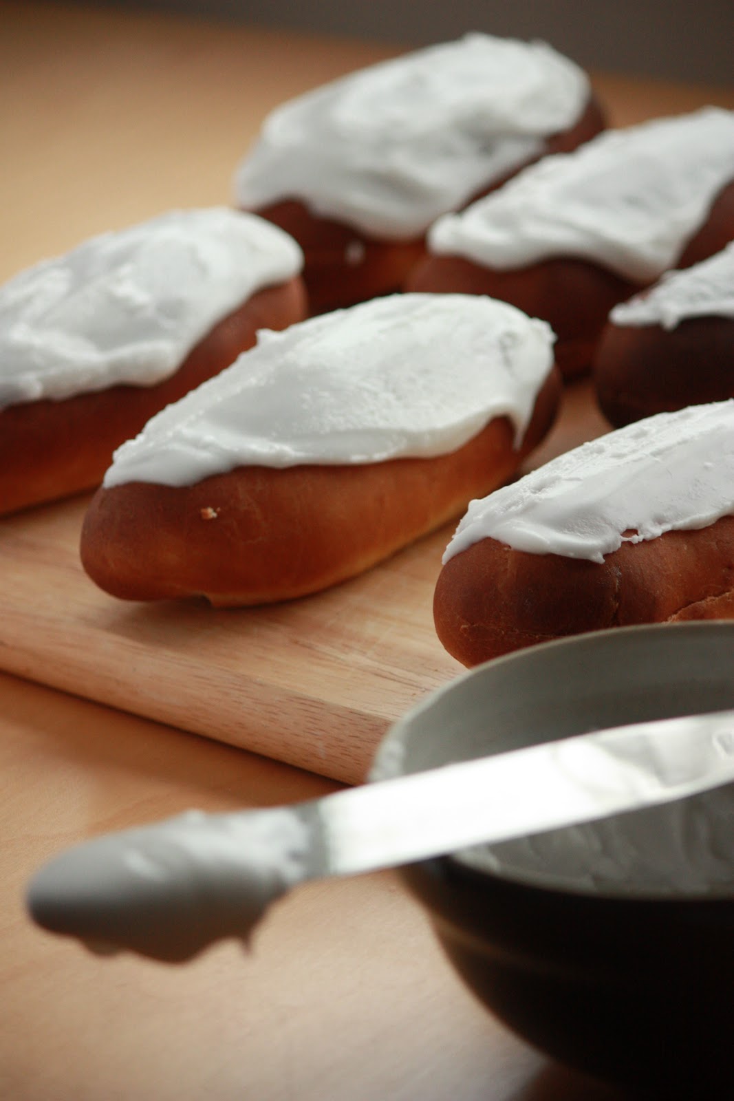 With Milk & Flour Iced Finger Buns