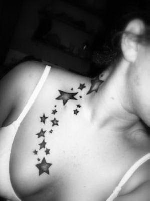 A simple star no doubt looks awesome, but when coupled with few other things like a cross, an angel, sun flames or your initial alphabet, it just gives the entire design a personalized touch, and makes it look unique from the others. Given below are a few assorted star tattoo ideas you might want to have a look at.