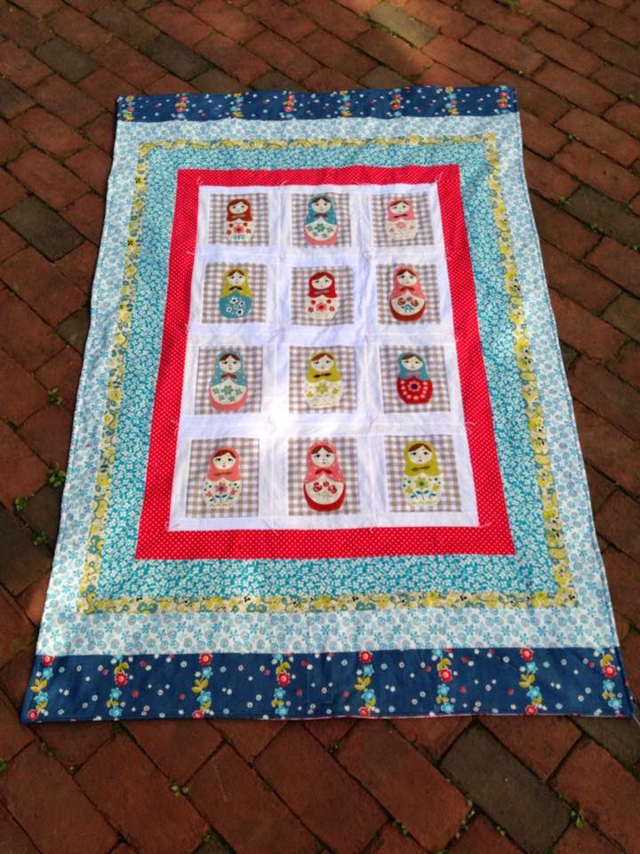 baby burrito quilts New Matryoshka / Babushka quilt almost done
