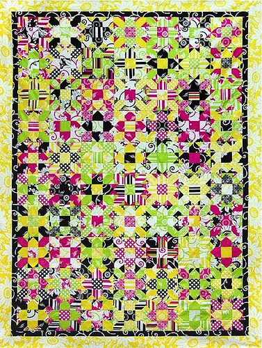 Uneven Nine Patch Quilt Pattern