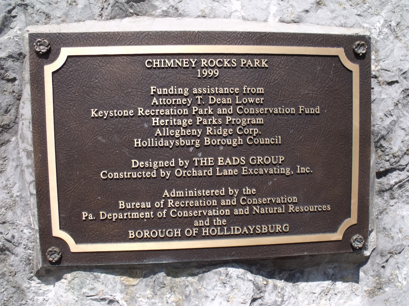 Discovery PA Chimney Rocks Park