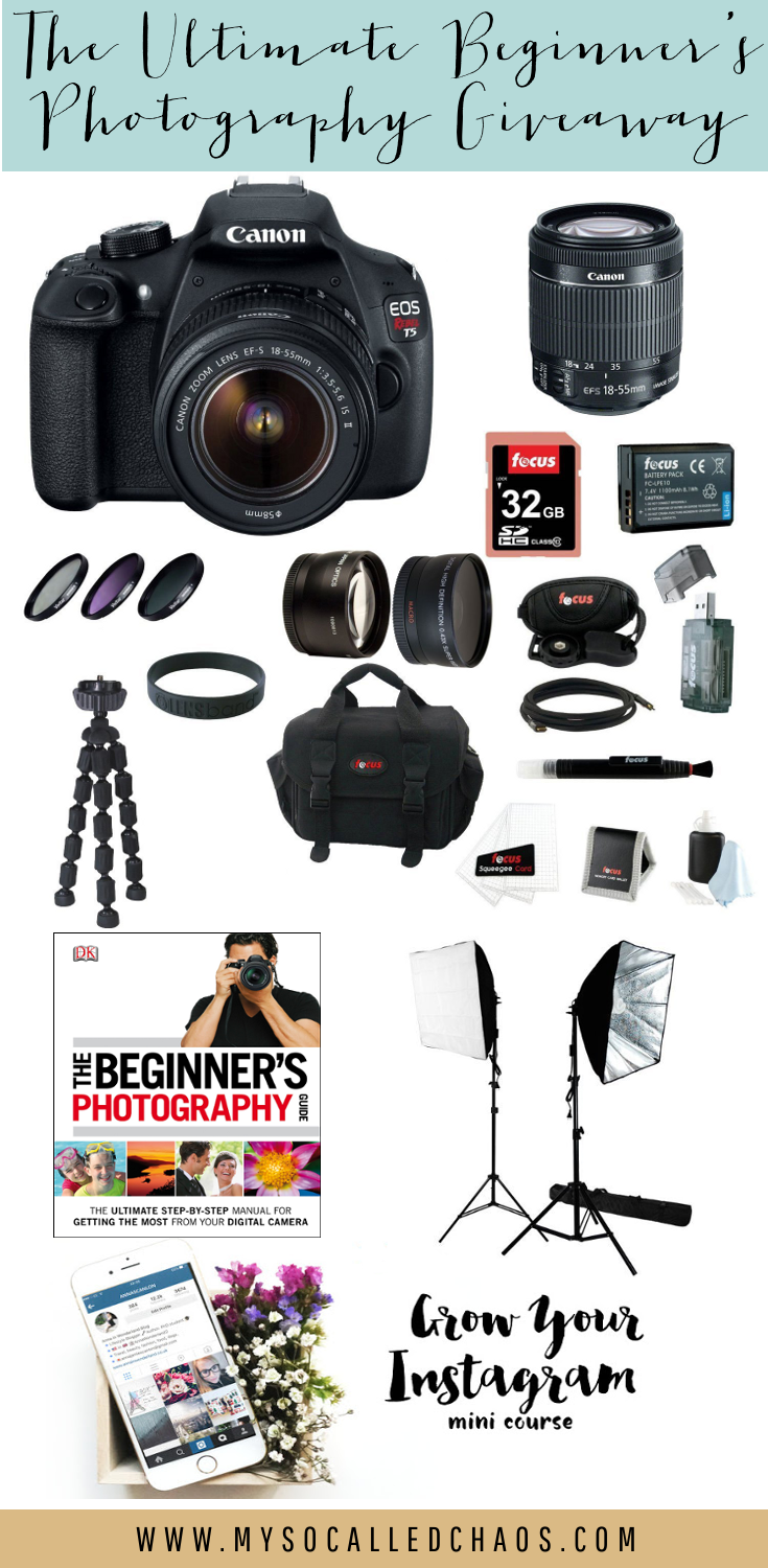 The Ultimate Beginner's Photography Giveaway