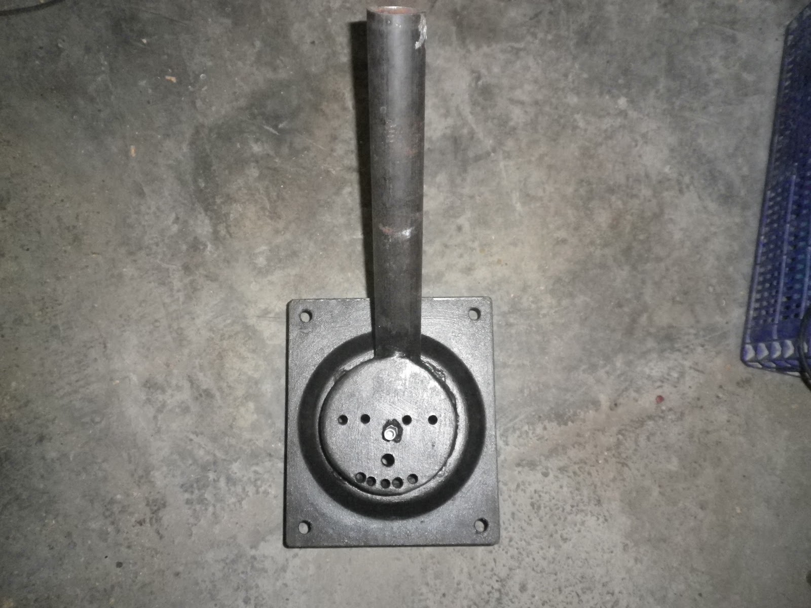 Quemador de pellets casero biomasa