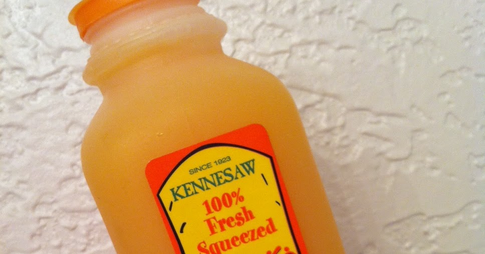 My SemiVegetarian Life Kennesaw 100 Fresh Squeezed Orange Juice