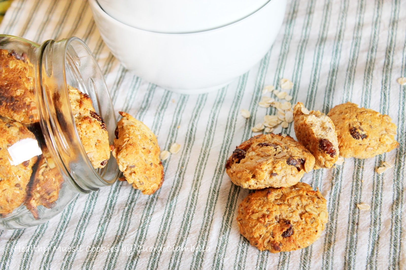 Healthy Muesli Cookies (Biscotti al Muesli) Cuor di Ciambella