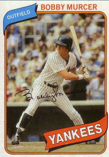 1980 Topps Baseball: #365 Bobby Murcer