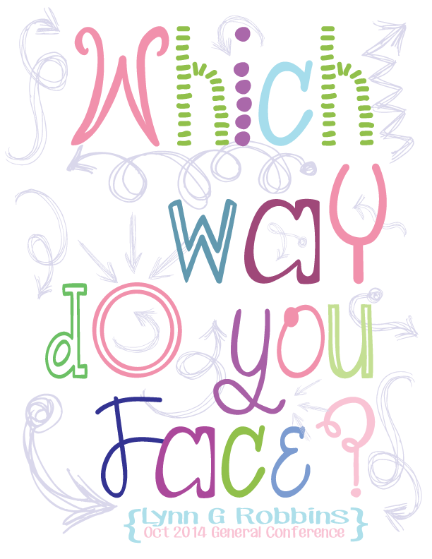 LDS Conference Talk Which Way Do You Face?