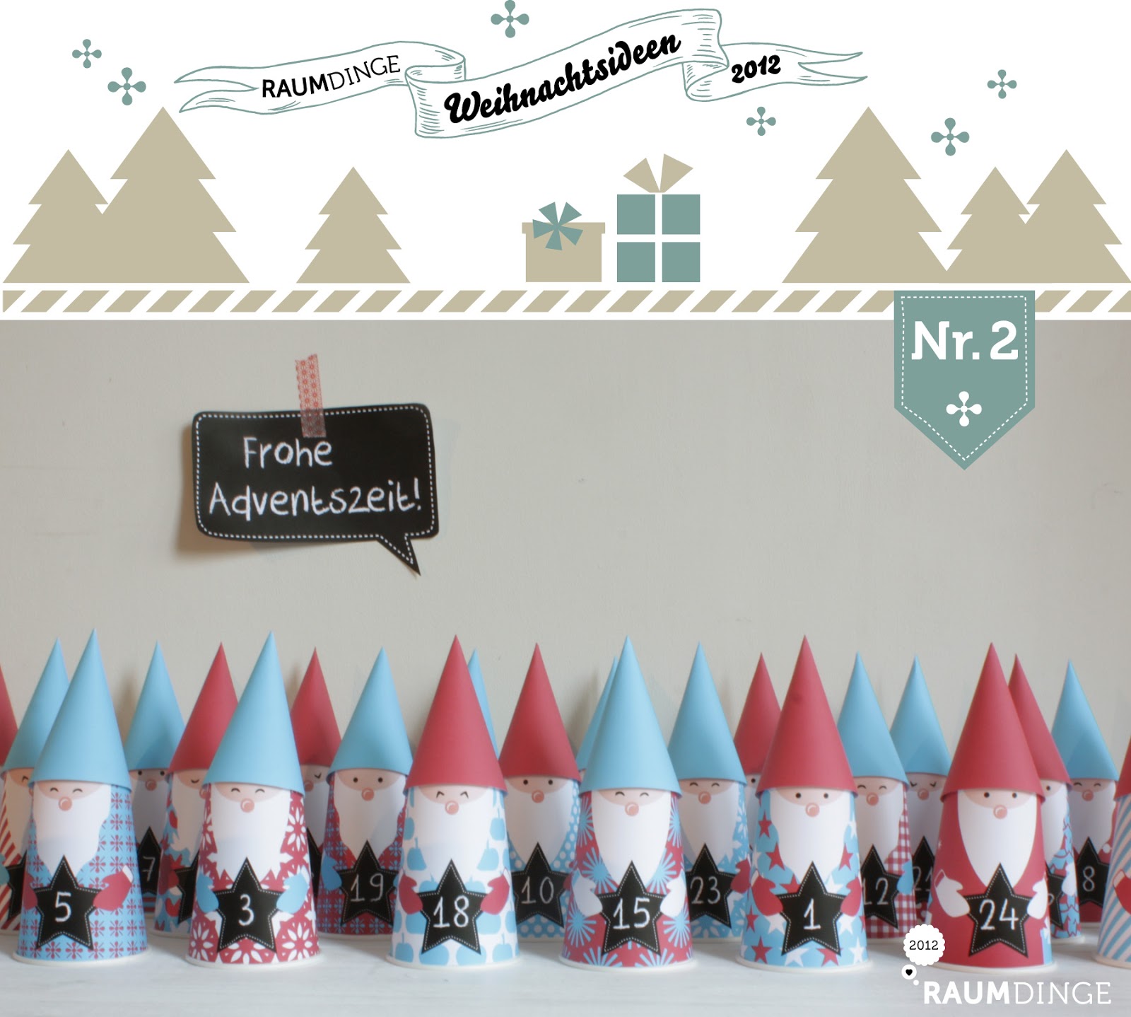 füllung adventskalender frau