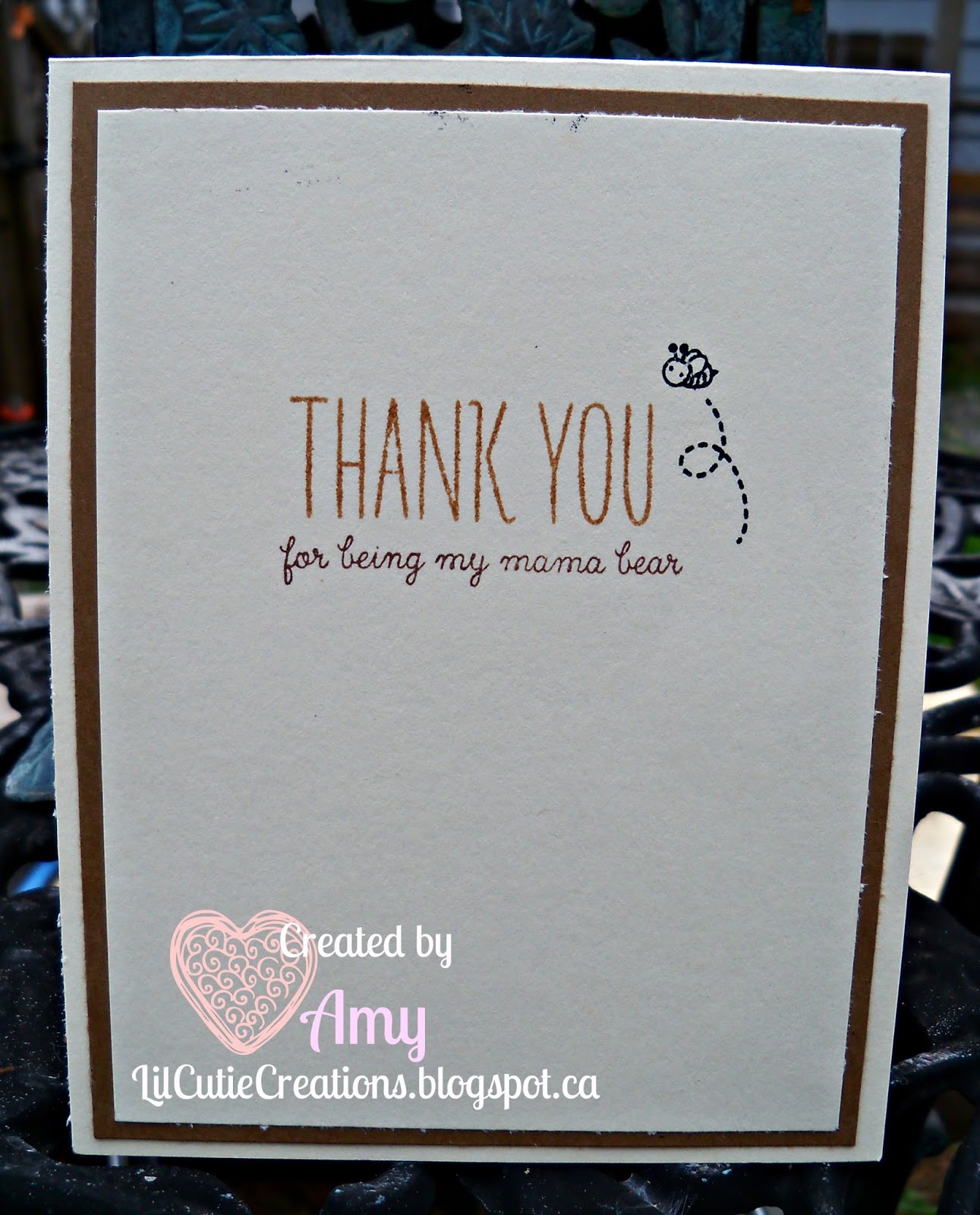 Lil Cutie Creations Thank you Mama Bear!