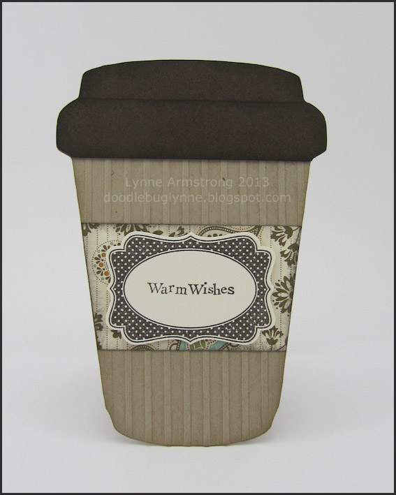 Doodlebug Designs Coffee Cup Card