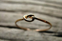Minimalista gyűrű
