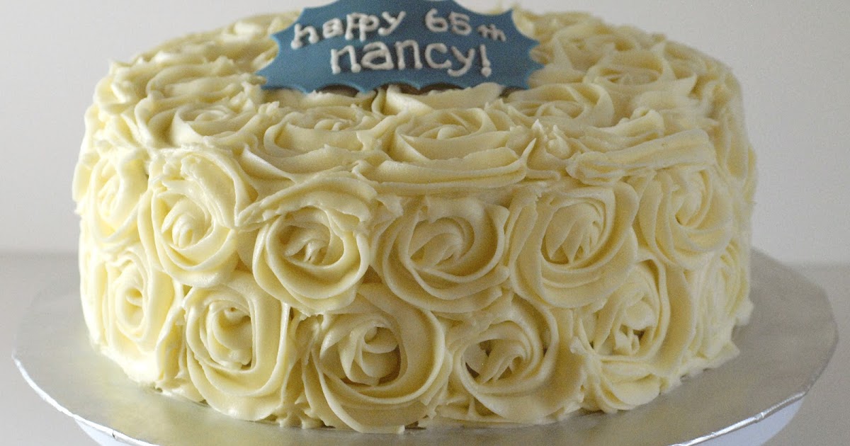 nancy’s two-cake birthday celebration!