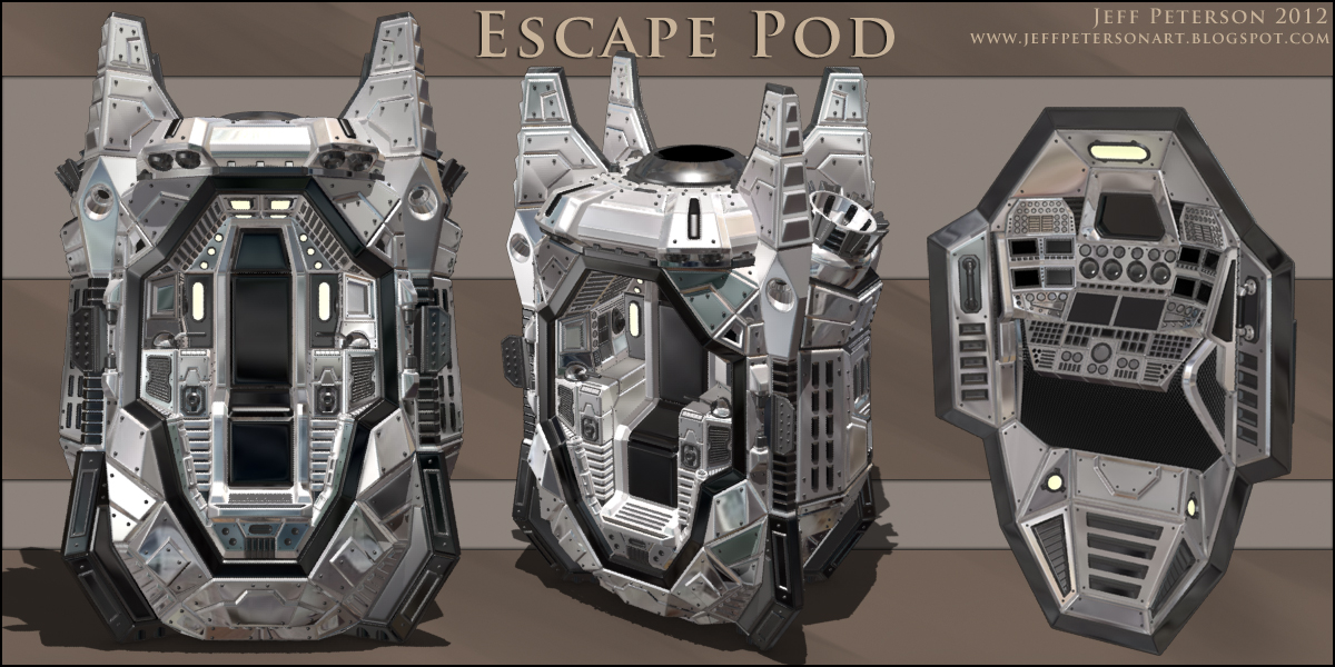 Jeff Peterson 3d Artist new escape pod