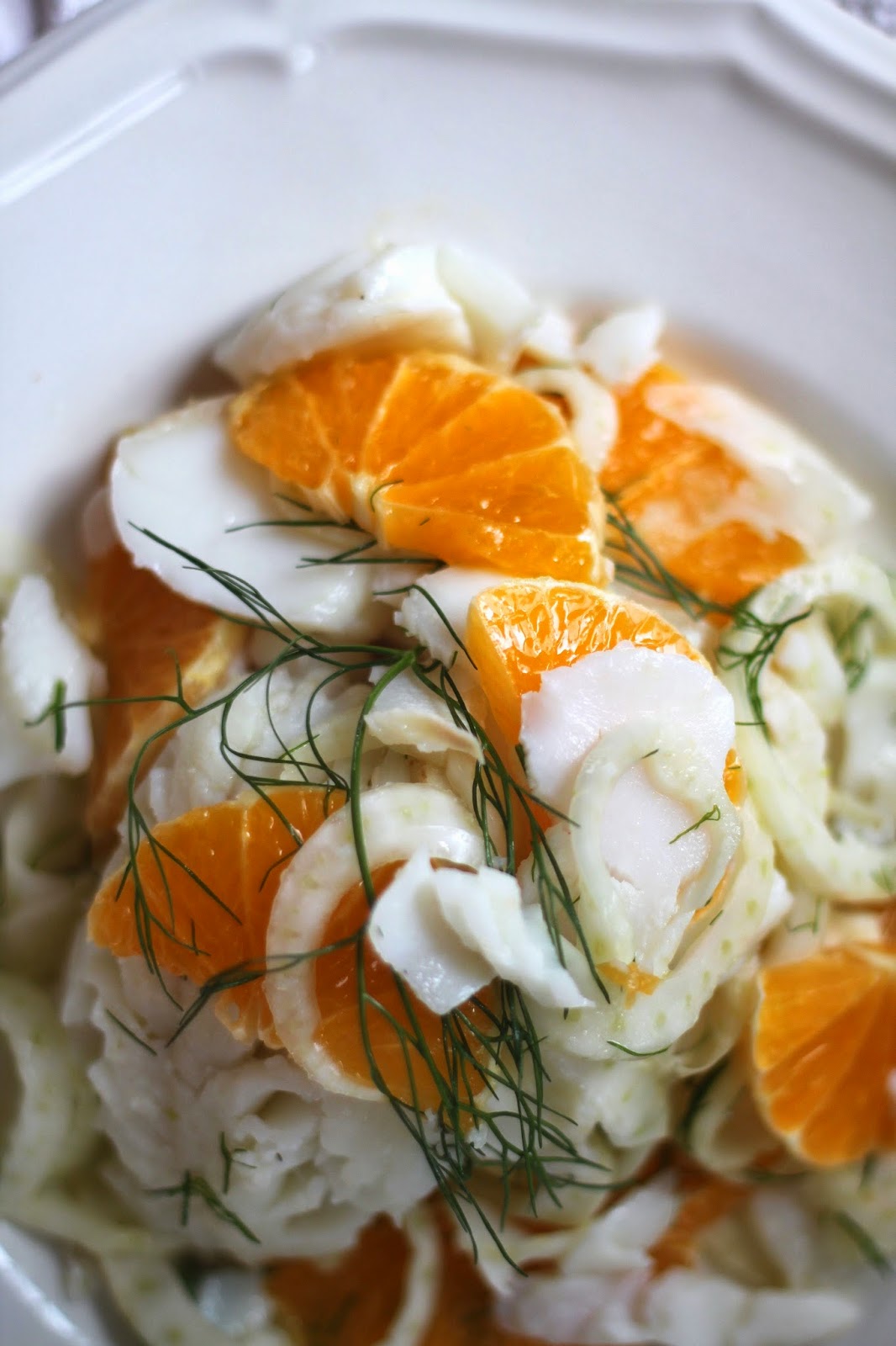 Jenessa's Dinners Poached Cod, Fennel, and Citrus Salad