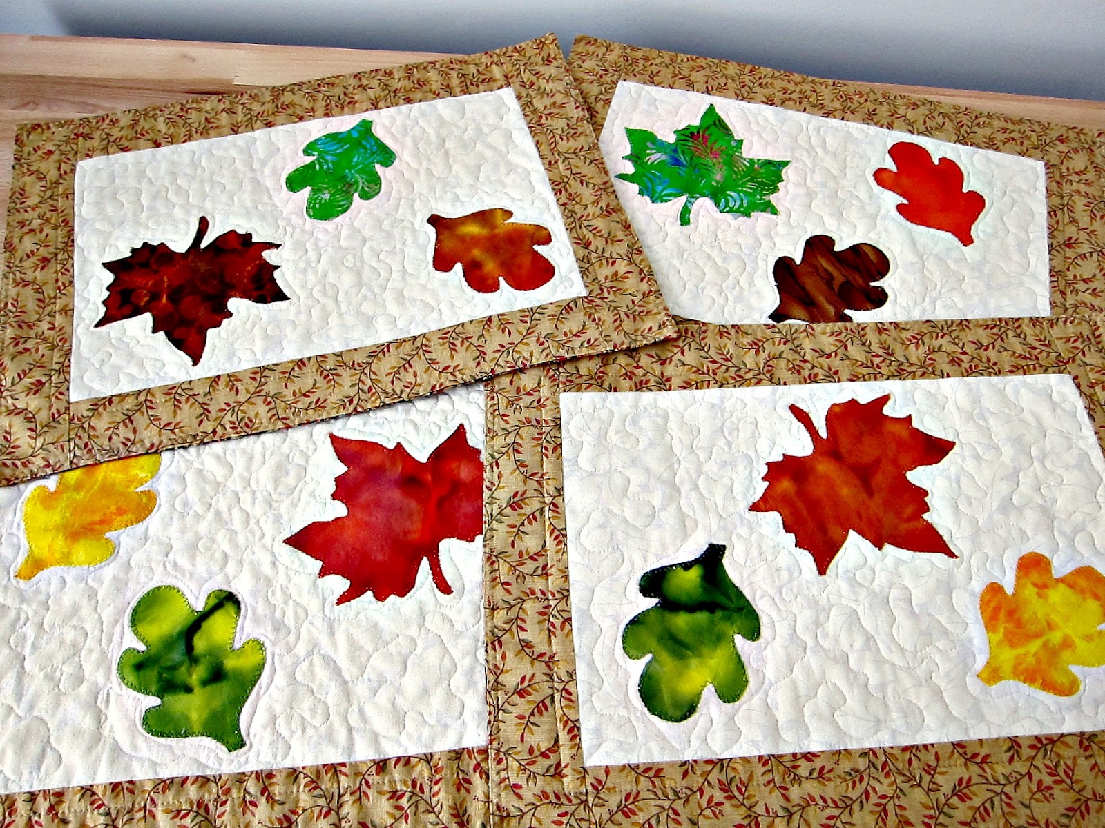 The Quilting Violinist Fall Placemats