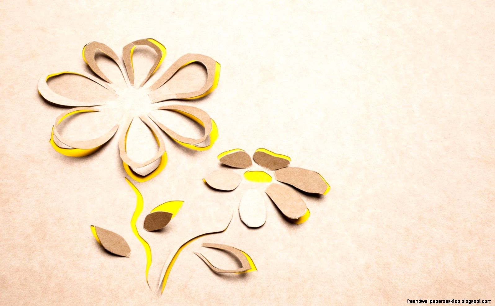 Mood Flowers Yellow Paper HD Wallpaper FreeWallsUp Mood Flowers Yellow Paper HD Wallpaper FreeWallsUp