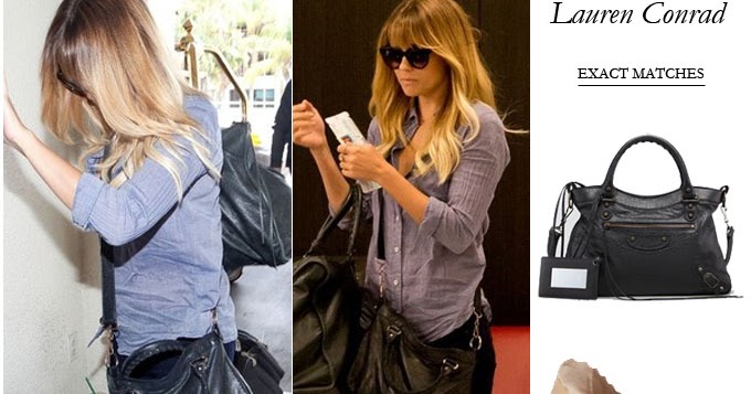 Lauren Conrad and her Balenciaga Bag Prove That Sometimes Stars