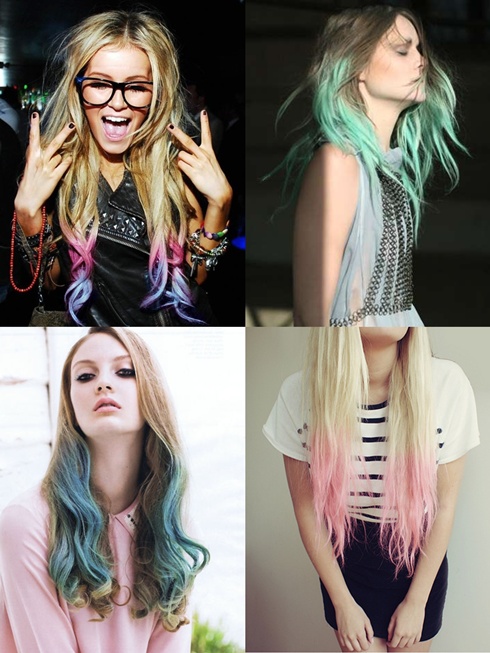 Dip Dyed Hairstyle
