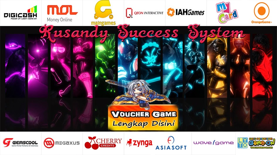 E-Voucher Game Online ( Megaxus. Gemscool, Qeon, Lyto, Zinga. AsiaSoft, dll ) E-Voucher+Game