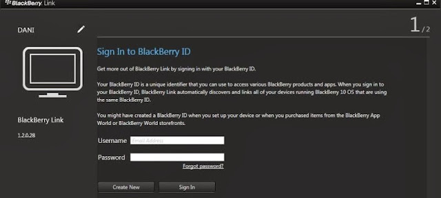 Backup BlackBerry 10 - BBID