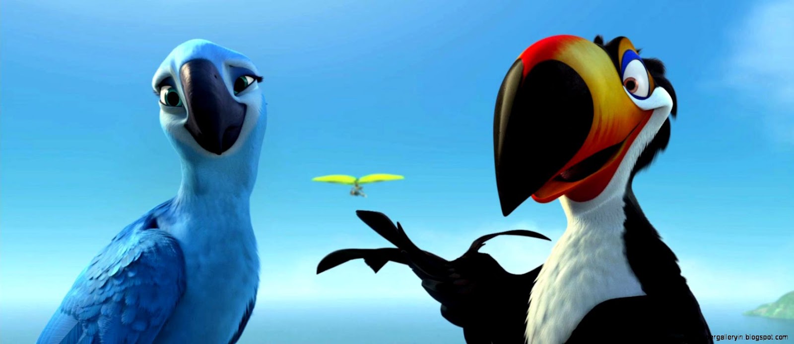 Rafael and Jewel in Rio Desktop Wallpaper Rafael and Jewel in Rio Desktop Wallpaper