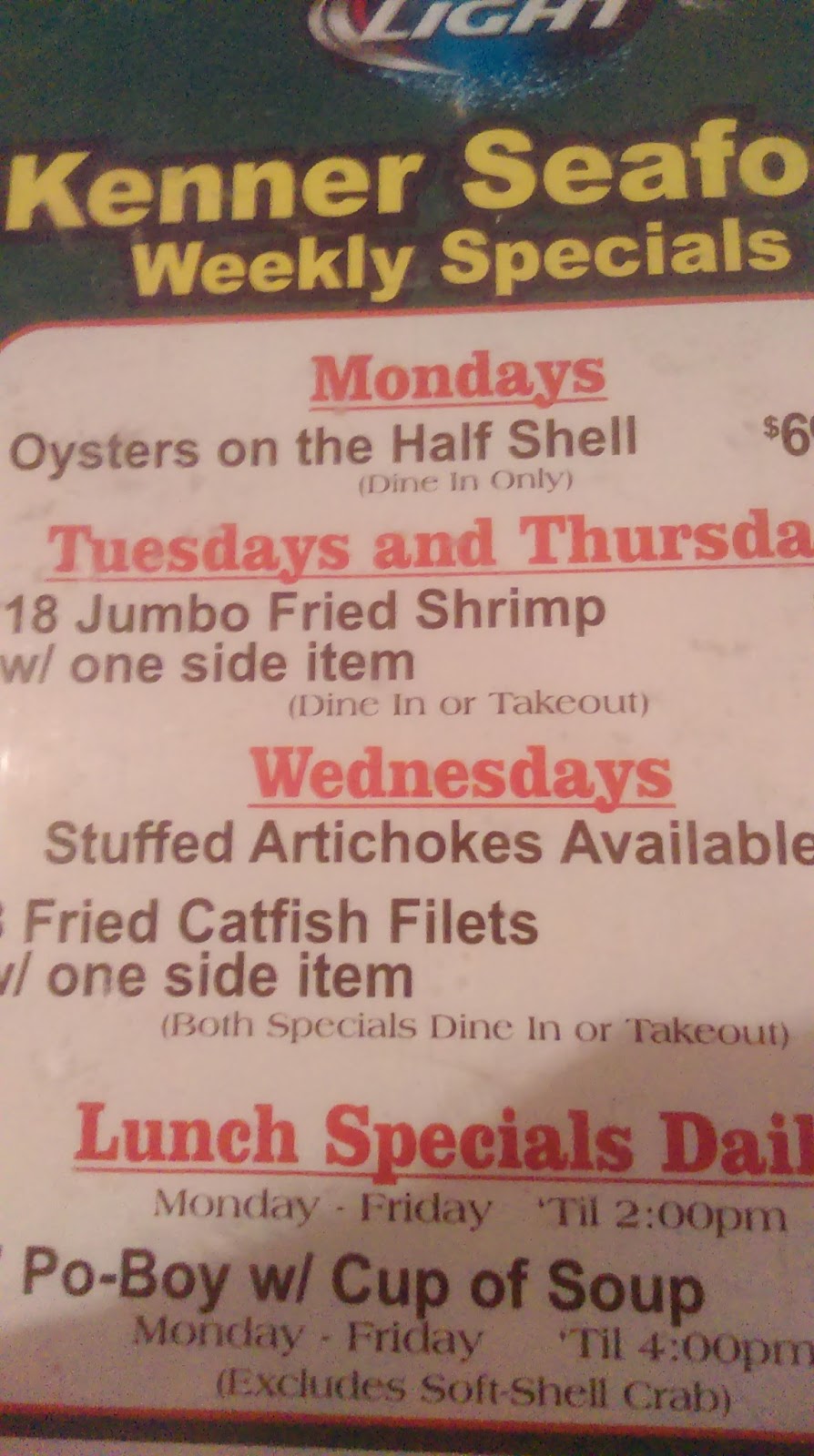 Breakfast Bro Kenner Seafood Market & Restaurant, Kenner, LA