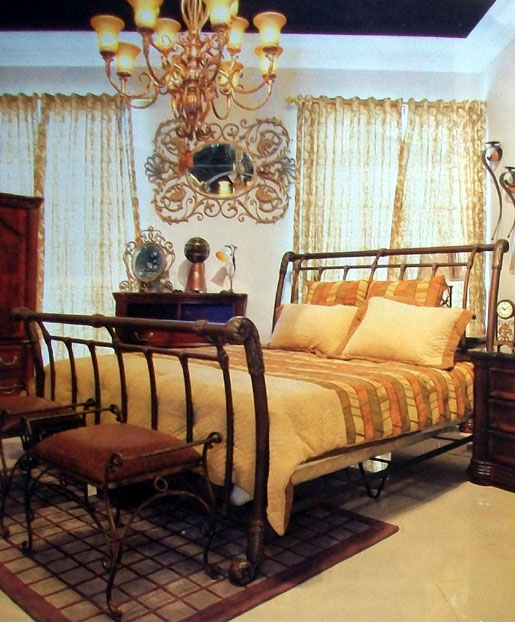 Home And Interior Design Artistic BedRoom With Wrought Iron