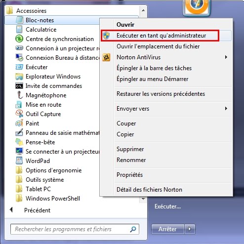 Trouver fichier host windows 10