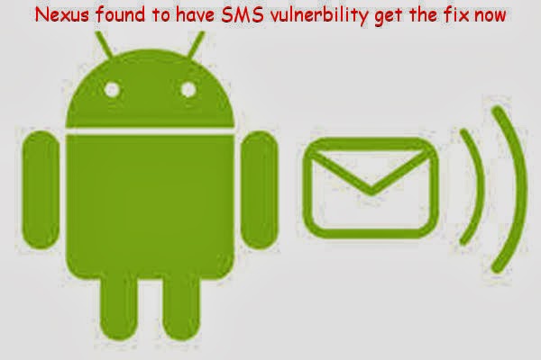SMS vulnerability all Nexus phones including your newly acquired Nexus 5 lets anybody make it go crazy or stop functioning, check out the fix here