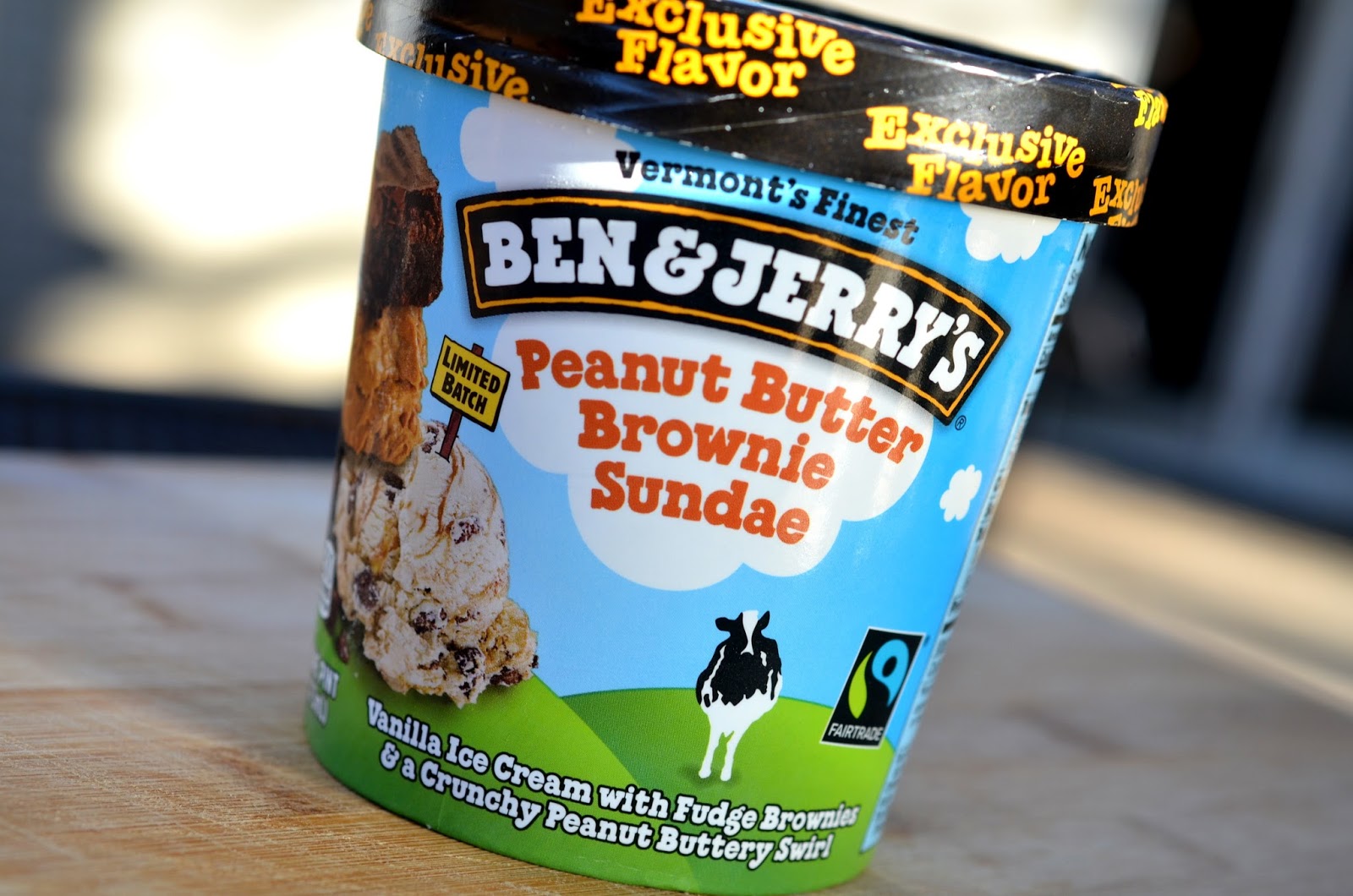 food and ice cream recipes REVIEW Ben & Jerry's Peanut Butter Brownie