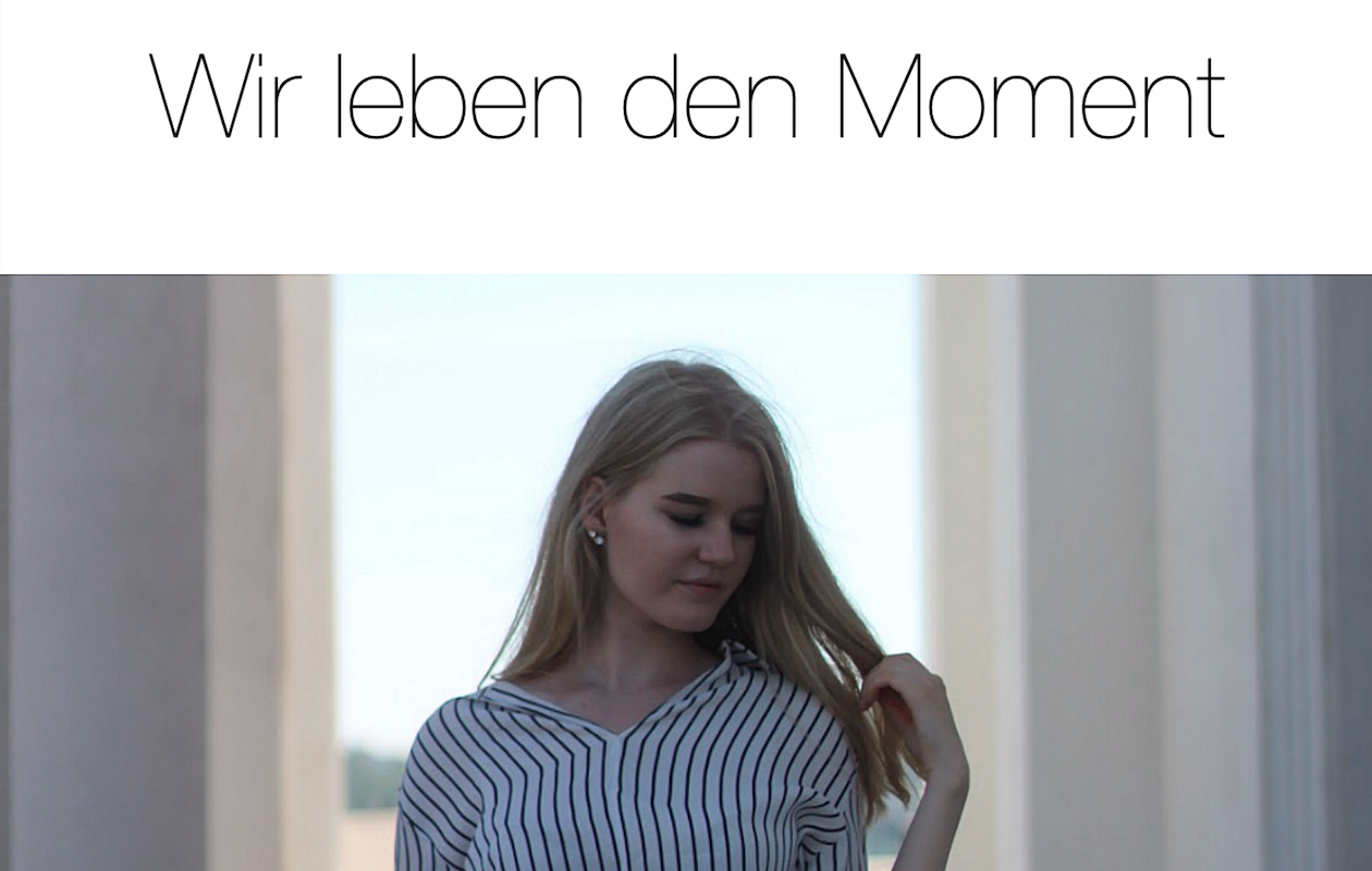 Wir leben den Moment