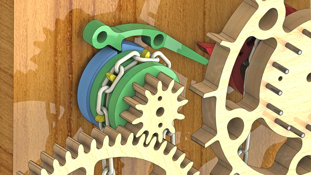 Wooden Clocks Remontoire for Woodenclocks