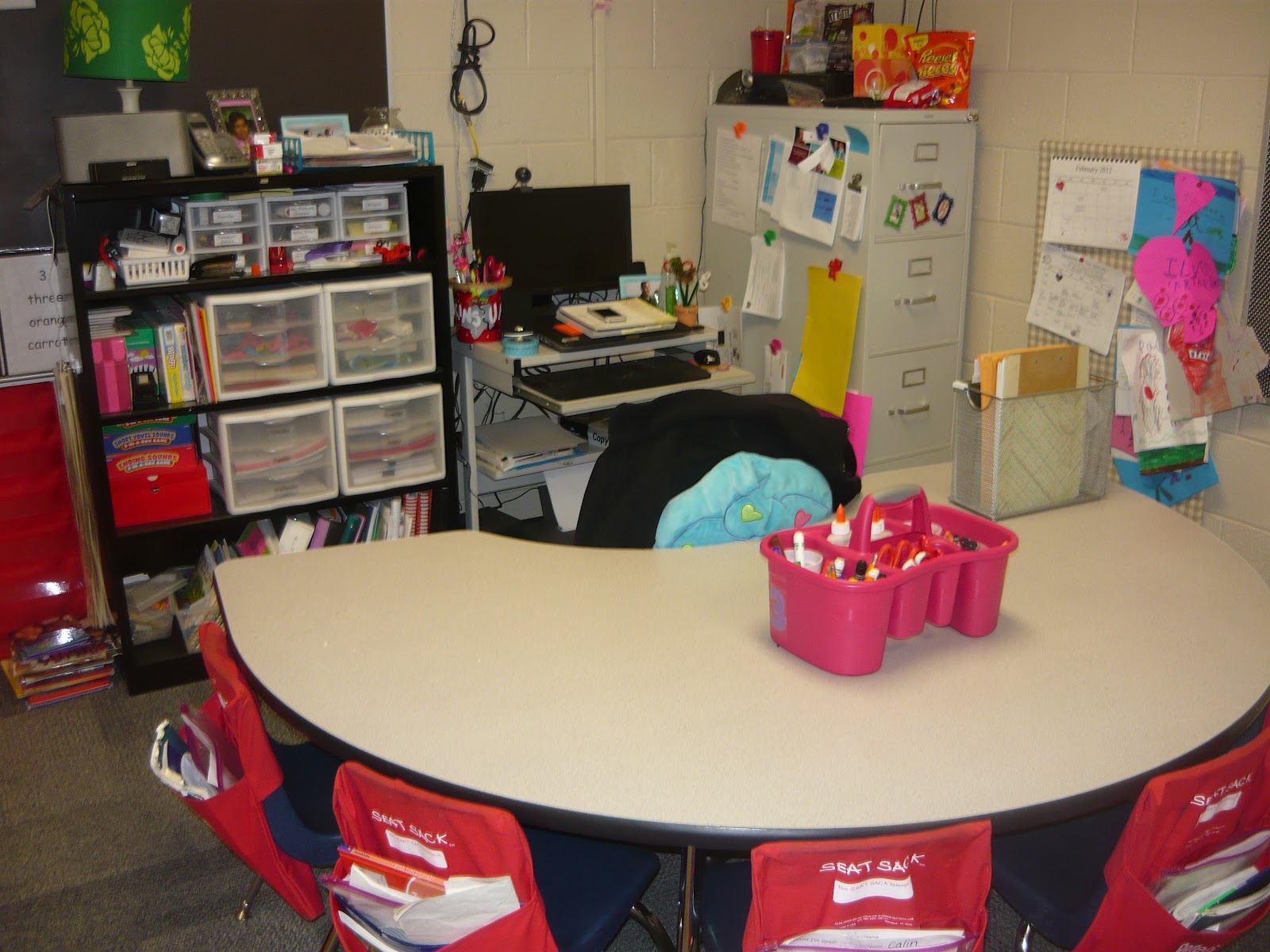Simplify And Teach Teacher Desk Area