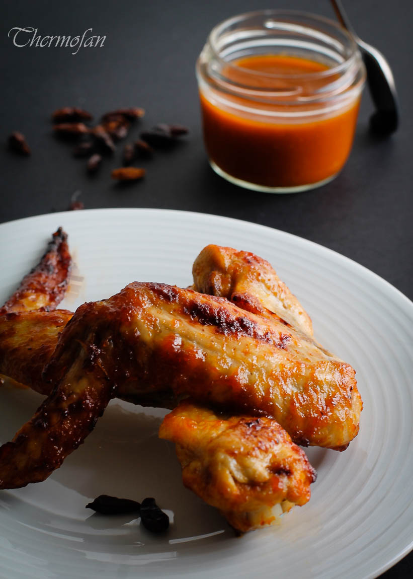 Alitas al horno con salsa picante THERMOFAN