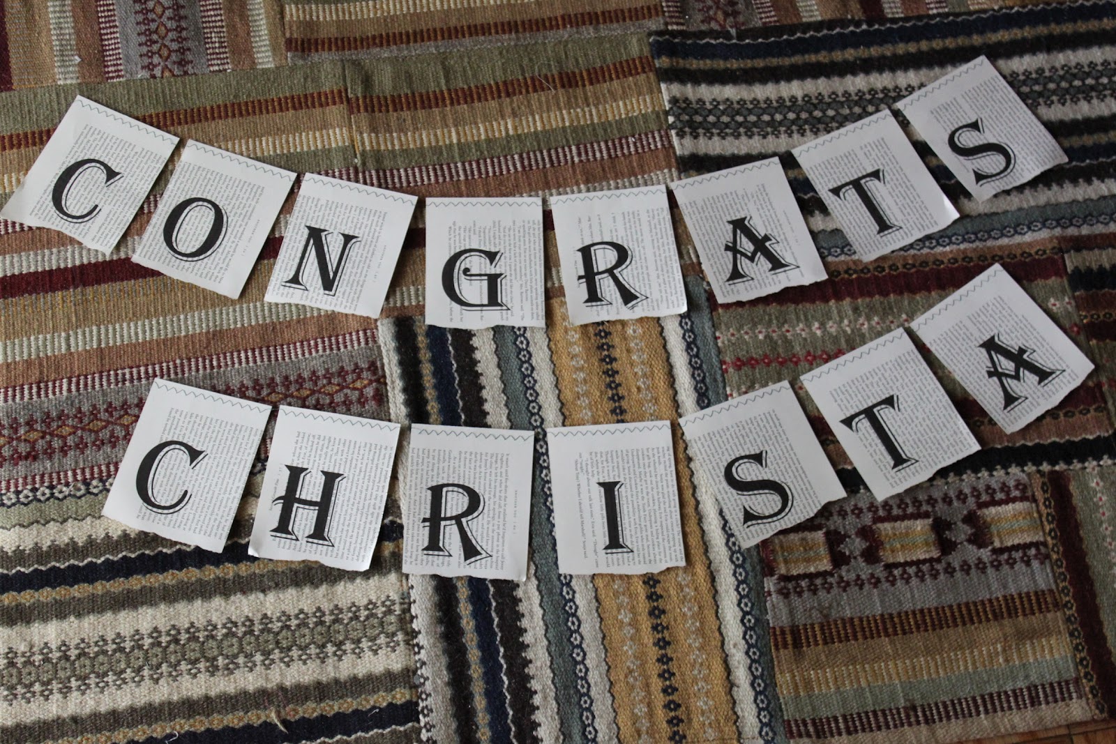 1 Creative Endeavor May 5 Graduation Garlands