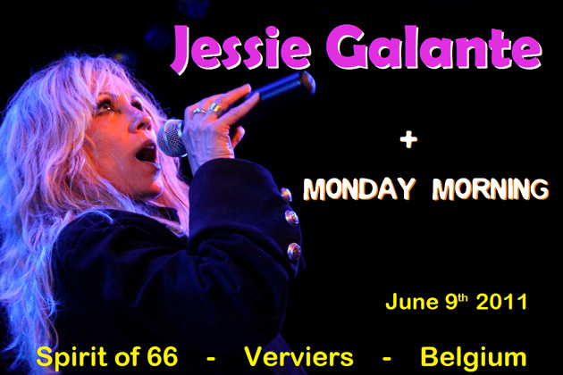 Jessie Galante + Monday Morning at the "Spirit of 66", Verviers, Belgium.
