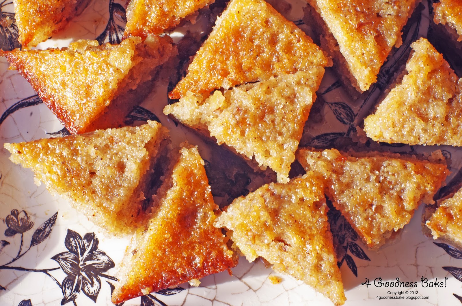 4 goodness bake! Greek Nut and Spice Cake (a.k.a. Karethopita)