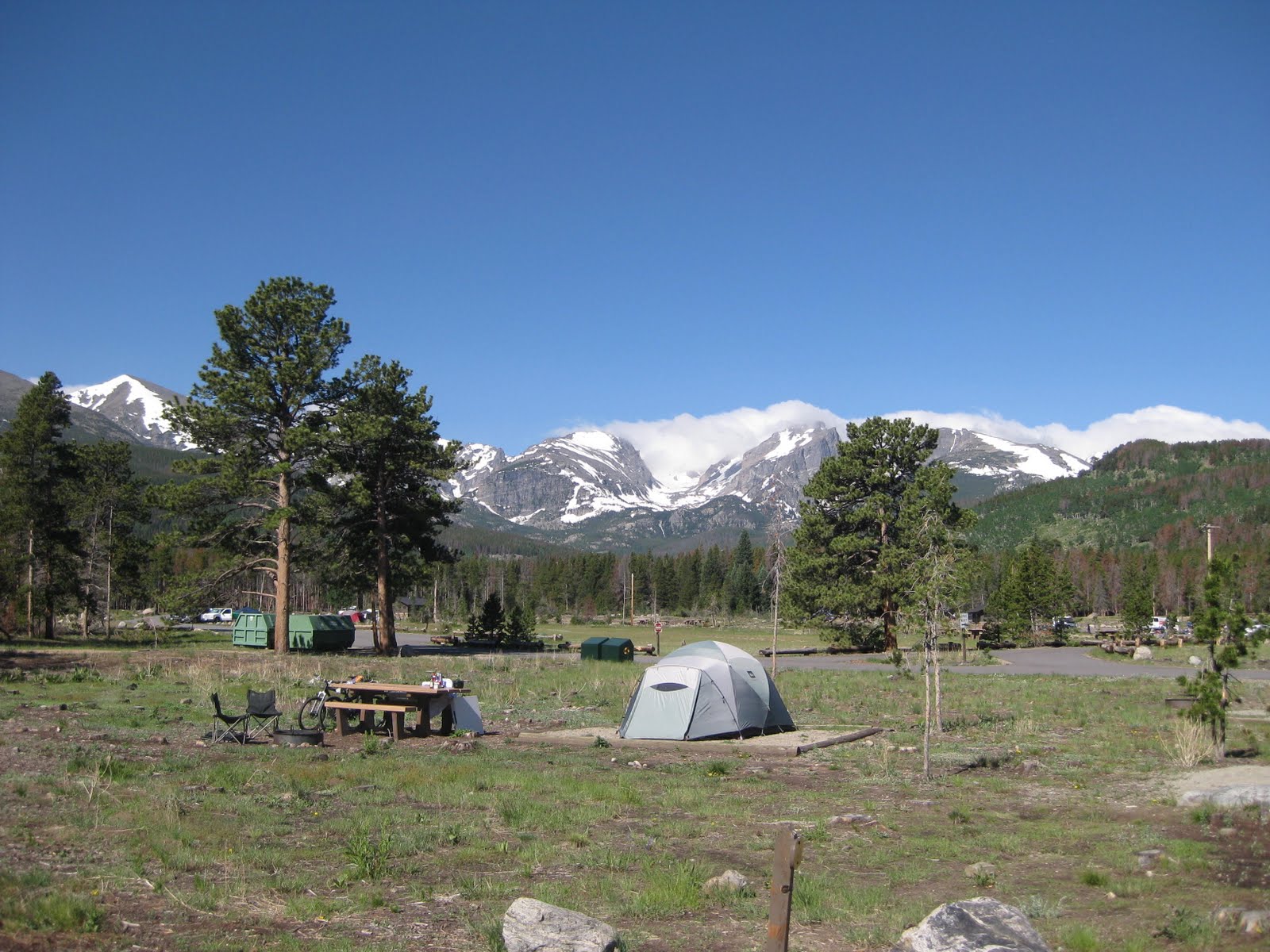 CampgroundCrazy Glacier Basin Campground, Rocky Mountain National Park