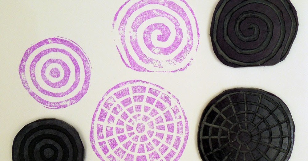 Inky Dinky Doodle Lino cutting my first attempt at stamp making!