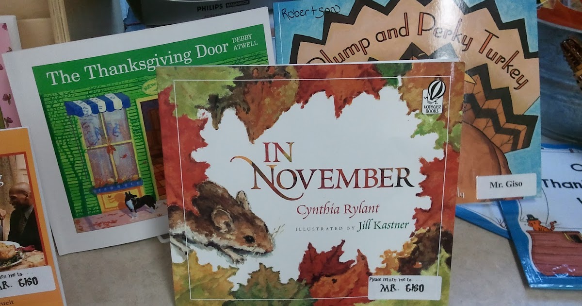Mr Giso S Room To Read In November Pattern Poems
