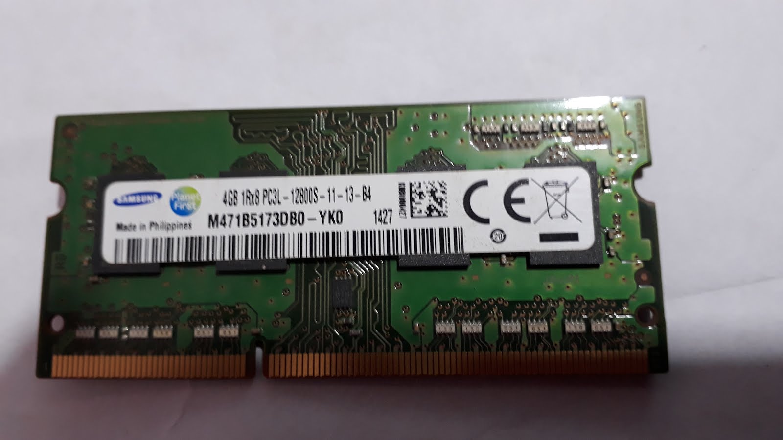 MEMORIA RAM PARA LAPTOP  4GB. 300 BS.
