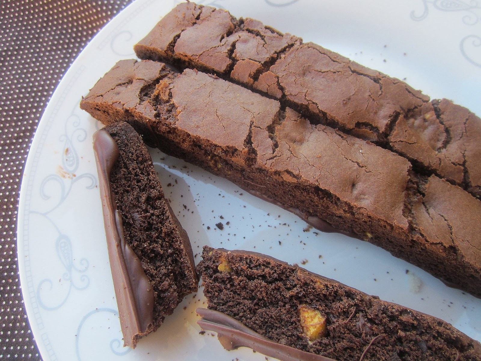 Dimples & Delights Candied Orange Peel & Chocolate Orange Biscotti